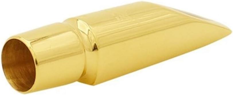 ガッキ分野 サキソフォンカウンターテナーマウスピースゴールデン-goldenメタルカンインストルメントアクセサリー (Color : ゴールド)