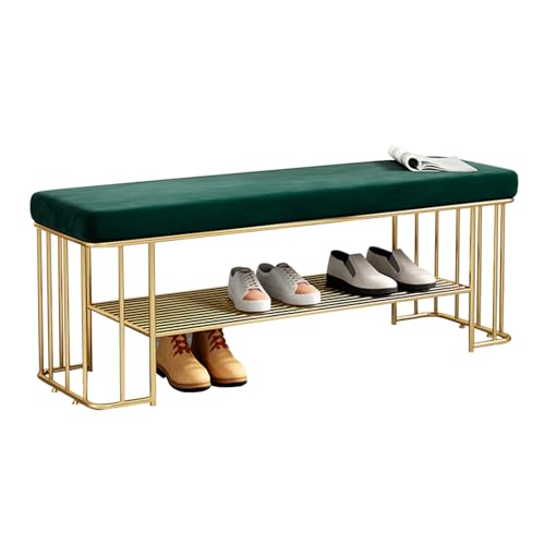 Organiseur à 2 niveaux et banc à chaussures pour entrée moderne - 2