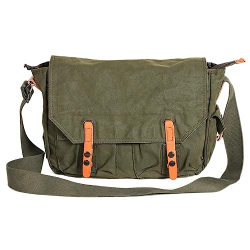 Gootium Canvas Messenger Bag - Vintage Shoulder Bag 16