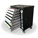 US PRO Tool Box Tools 6 Drawer Roller Cabinet with Tools