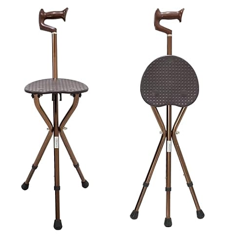 Smart Care Folding Walking Stick With Seat