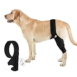 Tinzum L Dog Knee Brace for Torn ACL Hind Leg, Dual Rear Leg Support with 4 Metal Stabilizers, CCL Brace for Dogs with Hip Dysplasia, Luxating Patella & Arthritis