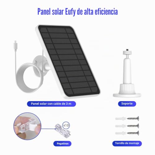 Panel solar para cámara Eufy: la solución definitiva para baterías agotadas 5
