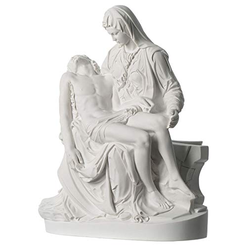 Holyart Statua Pietà di Michelangelo Marmo