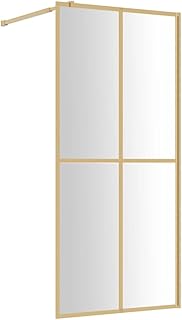 vidaXL Walk-in Shower Wall with Clear ESG Gla...,