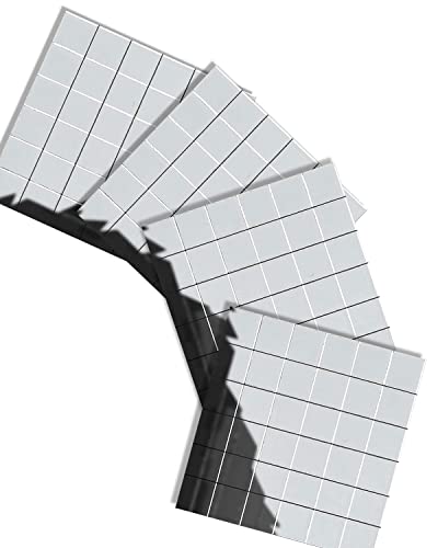 Pp Opount 144 Pieces 1 Inch Square Mosaic Mirror Tiles, Self-Adhesive Glass Mirrors Mosaic Sticker For Diy Craft Decoration(1 X 1 Inch) #TOP4