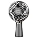 HOAIYO Mini ventilateur de poche, portable personnel, 8 heures d'utilisation, 3 vitesses, ventilateur de bureau pour enfants, personnes âgées, femmes pour voyage et maison (Grey)