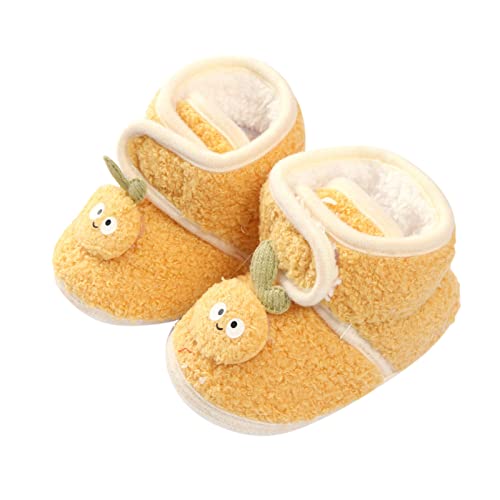 Generic Infant Cute Cartoon Socks Shoes Baby Boys and Girls Flat Cotton Shoes Hook Loop Warm Comfortable Shoes Baby Shoes
