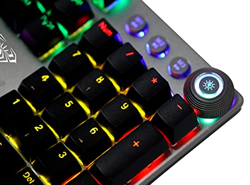 Teclado Gamer Mecanico Abnt2 Switch Blue Anti-Ghoting Iluminado Led RGB para Pc PS4 Ps5 Xbox One Not