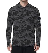 ZITY Men's Sun Protection Shirts Long Sleeve Rash Guard Hoodie UV UPF 50+ Fishing Running Athleti...