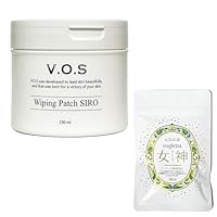 Amazon | お得セットVOS ワイピングパッチ クロ 化粧水パッド 220ml  