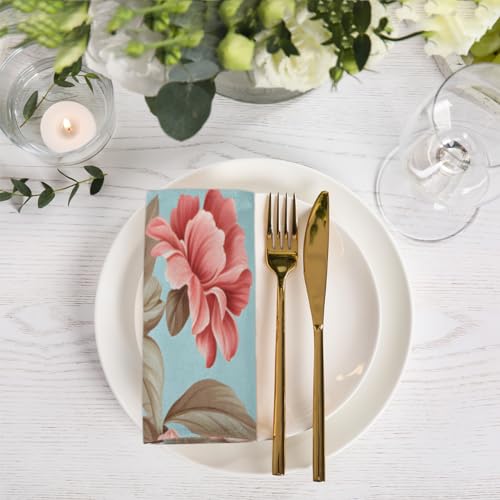 Servilletas de tela Peony Roses set x6 50.5x50.5 cm miniatura 6