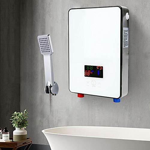 8500W Electric Tankless Water Heater - Instant Hot Water, LCD Display, For Home Kitchen/Bathroom - View #10