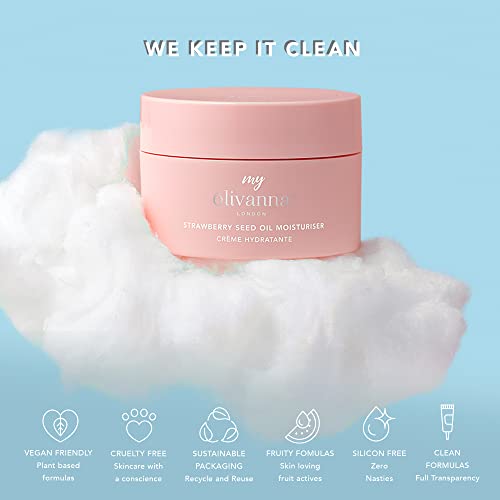My Olivanna Strawberry Seed Moisturiser, 50 ml (Pack of 1) - Image 4