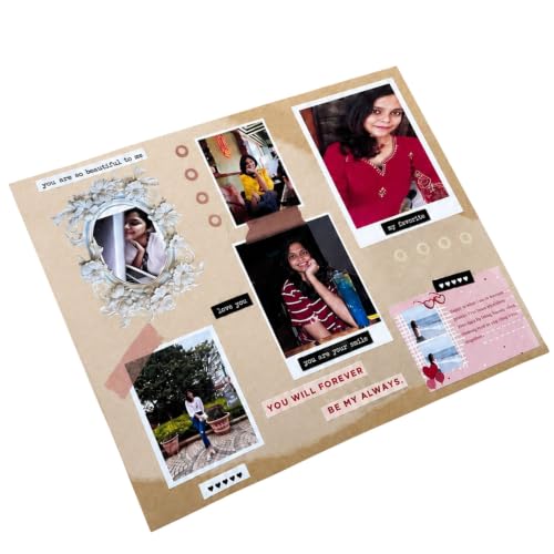 Image of HBH Acrylic Message Card with Custom Photo Text Keepsake