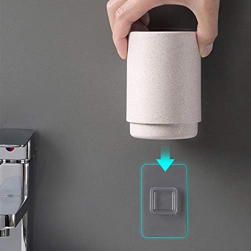 Magnetic Adsorption Inverted Toothbrush Holder Simple Toothpaste Storage Rack with Wash Cup Punch Free Bathroom Sets