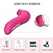 Clitoral Sucking Vibrator with 10 Intensities Modes for Women, Adorime Waterproof Rechargeable Quiet Clitoris Nipples Suction Stimulator Adult Sex Toys for Couples or Solo