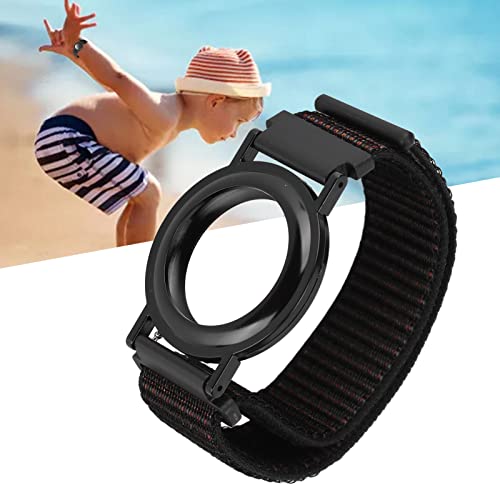 Pulseira para Airtag, pulseira de silicone à prova de arranhões, capa protetora localizador localiza