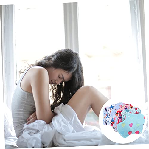 DOITOOL 6 Pçs Lavável Tia Toalha Almofada Absorventes Menstruais Absorventes Higiênicos Laváveis ​​A