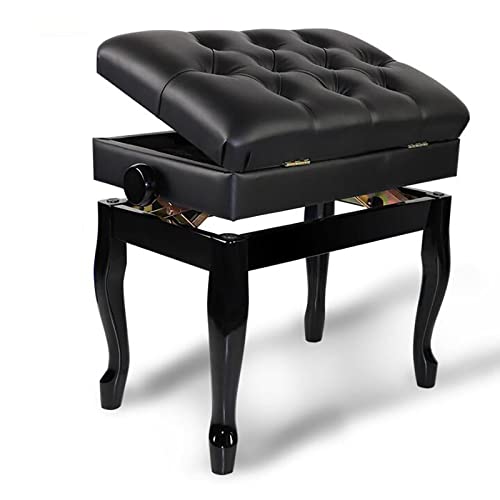 Tabouret de piano en simili cuir, banc de piano rembourré réglable en hauteur, tabouret de clavier d’artiste en bois Solo, conçu avec suffisamment d’espace de rangement pour les partitions de - Les Beatles, Paul McCartney, John Lennon, RIngo Starr, George Harrison Tabouret de piano en simili cuir, banc de piano rembourré réglable en hauteur, tabouret de clavier d'artiste en bois Solo, conçu avec suffisamment d'espace de rangement pour les partitions de