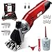 Sheep Shears Pro 110V 500W Professional Heavy Duty Electric Shearing Clippers with 6 Speed, for Shaving Fur Wool in Sheep, Goats, Cattle, and Other Farm Livestock Pet, with Grooming Carrying Case CE