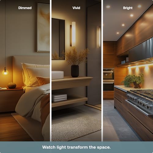 Image of Remote Smart Dimmer by Deako, 3-Way, 4-Way, Multi-Way, Rocker-Style Dimming, 2.4 GHz Wi-Fi, Remote App, Voice Control w /Alexa, Google Home, Neutral Wire and Master Smart Dimmer Required, White