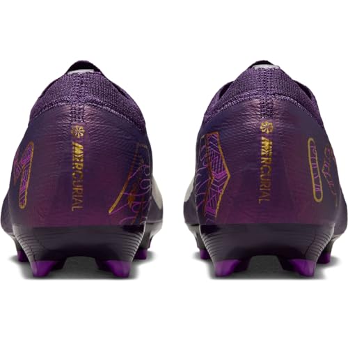 Nike Jr. Mercurial Vapor 16 Pro Kylian Mbappe Big Kids' FG Low-Top Soccer Cleats (HF5450-500, Grand Purple/Pale Ivory)3