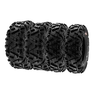 SunF A033 27x9-14 & 27x11-14 POWER I ATV UTV Quad Reifen All-Terrain Geländebereifung 6PR TL E4, Satz von 4 Stück
