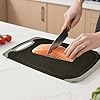 Plastic Cutting Boards, Cutting Boards for Kitchen, Non Slip Chopping Board with Juice Grooves for Meat, Veggies, Space-Saving, Dishwasher Safe, Durable Kitchen Essential (Grey) #5