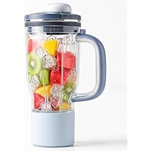 Replacement Tumbler Compatible with Ninja Blend BOSS, 26oz Ninja Blender Smoothie & Frozen Drinks Extra Cups Travel Tumbler with Leakproof Lid Chug Spout Blue