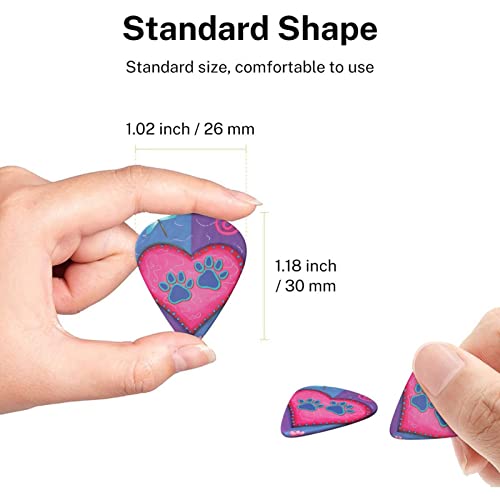 Lot de 6 médiators en forme de patte de chien pour guitare acoustique, guitare électrique, basse, ukulélé – fins, moyens… - Les Beatles, Paul McCartney, John Lennon, RIngo Starr, George Harrison Lot de 6 médiators en forme de patte de chien pour guitare acoustique, guitare électrique, basse, ukulélé – fins, moyens… – Image 8