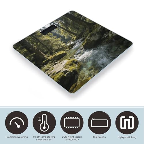 Báscula digital de baño Green Valley Stream Waterfall 400lb miniatura 3