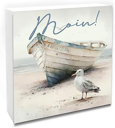 Schietwetter Spruch Hoodie - Möwe Norden Küste Pullover Mit Maritimem Design