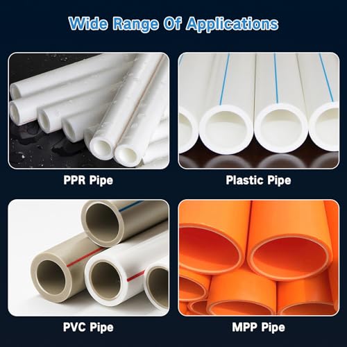 Casbomy Zwei Wasserrohr Rohrgewindeschneider Werkzeug, PVC-Rohrgewindeschneidwerkzeu, Wasserrohr 3/4 Zoll und 1/4 Zoll Innen und Außen Öffner Gerät, Geöffnet Gewindebohrer Werkzeug für Bohrmaschinen