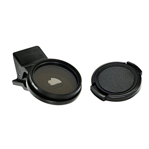 Homyl 37MM Professional Cell Phone Camera Circular Polarizer Lens for iPhone X /
