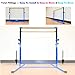 MARFULA 4FT Gymnastic Bar Set Gymnastics Horizontal Bar Gymnastics Kip Bar Light Blue Bar for Kids Home Use