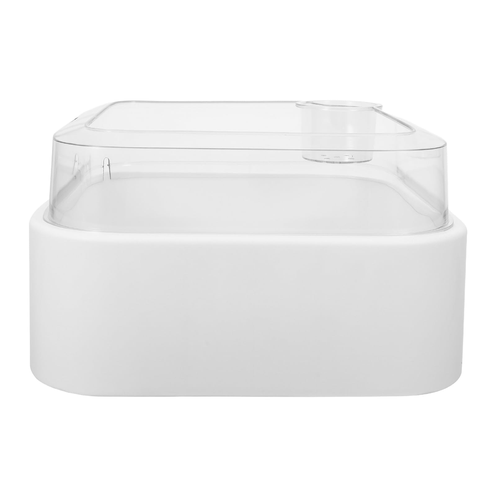 Acquario per Tartarughe Piccolo in Plastica con Coperchio e Piattaforma per Crogiolarsi, Vasca per Rettili Anti-fuga 30x30x16 Cm, Recinto Compatto per Tartarughe D’acqua e Habitat