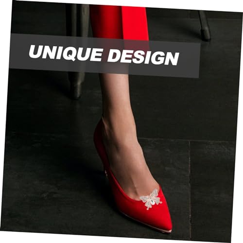Clips de chaussures en strass dore minkissy eclat elegant pour mariages - 3