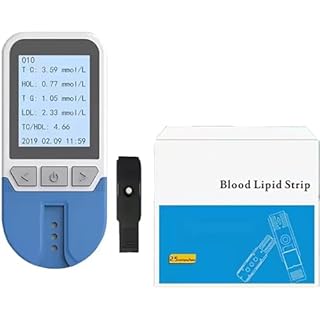 Misuratore Di Lipidi Multifunzione 5 In 1, Misuratore Di Test Del Colesterolo, Trigliceridi HDL, Con 25 Strisce, 500 Set Di Valori Di Memoria, 2 Risultati Minimi, Dispositivi Di Rete Collegabili Per a