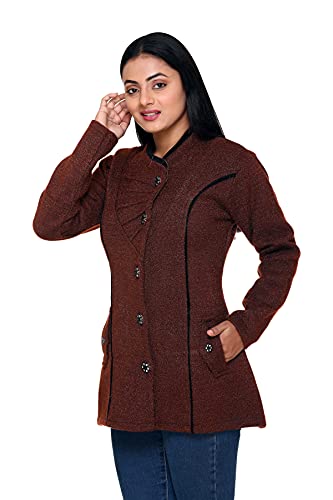 Image of Women Winter WEAR Full Sleeve Woolen Long Cardigan for Women Girls