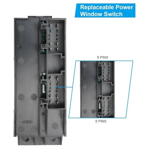 Bouton de lève-vitre électrique 15753934 avant gauche pour remplacer commande HS GMC - 4