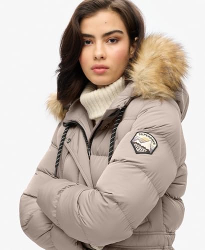 Manteau long en fausse fourrure femme Superdry Everest - vue 4