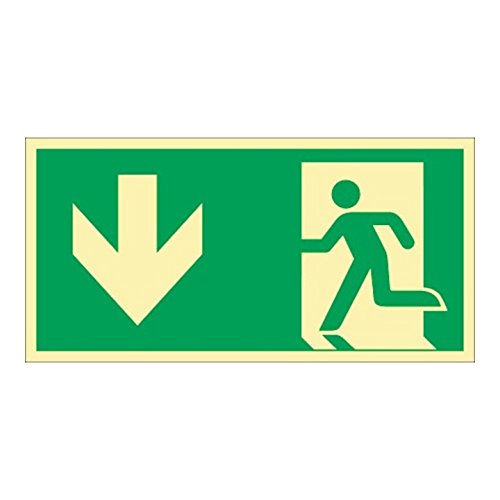 Signo De Vida Din En Iso 7010 L297Xb148Mm Salir De Emergencia Querf./M.fige Diabaja En Oferta Industrial Quality Supplies - Lámina De Emergencia 297X148Mm Querf./M.figura A1.3 Asr Din En Iso 7010 .- 4020517