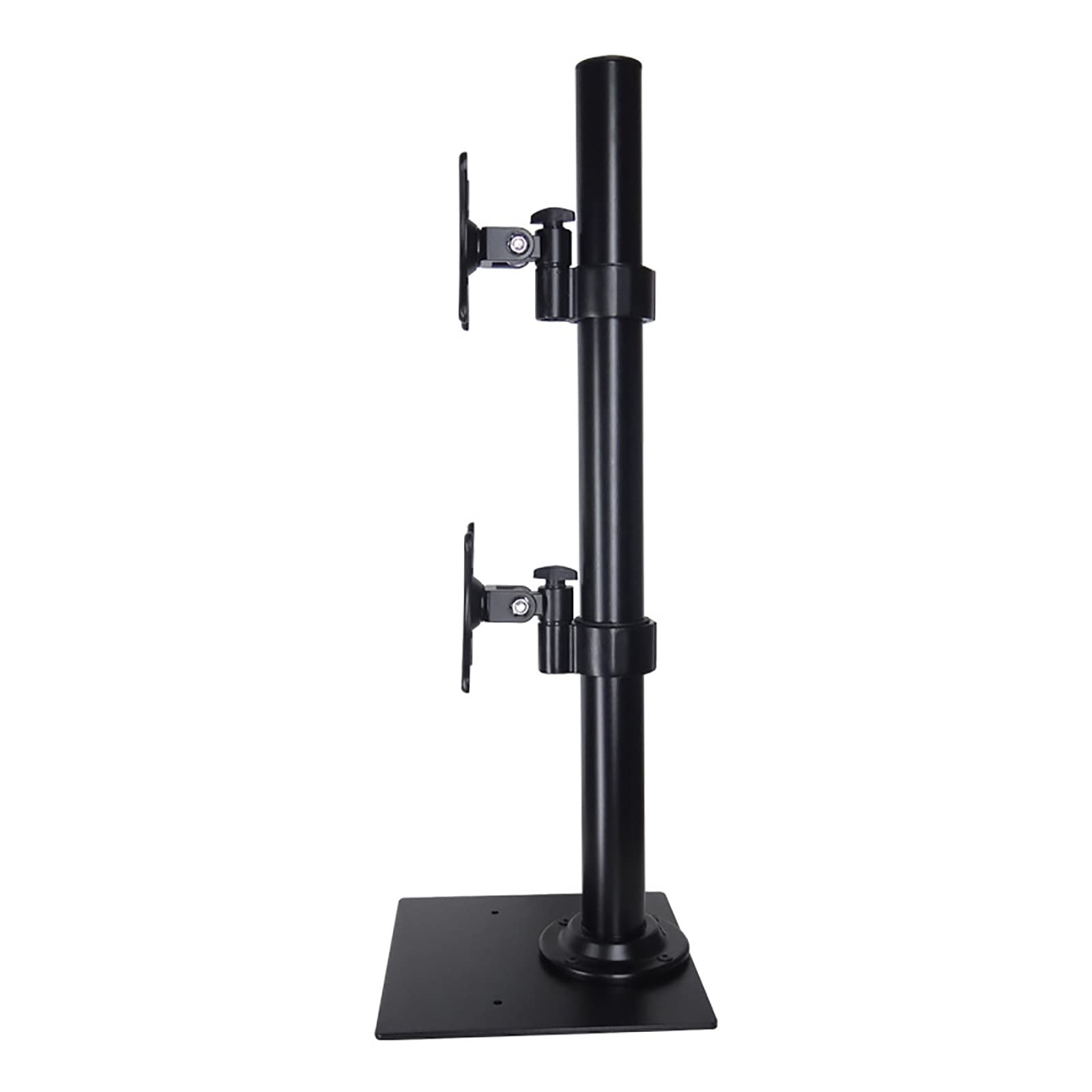 asdchZen Dual Monitor Stand,Monitor Free Standing Desk Mount With Base,Fits 14 To 27 Inch Lcd Computer Monitors,75X75 Or 100X100 Mm