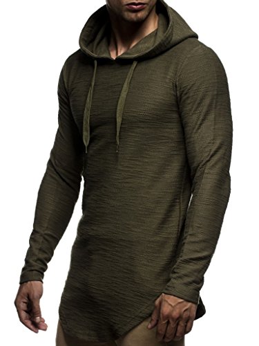 Leif Nelson Men's Oversized Slim Fit Hoodie LN63002