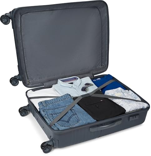 Image of Safari Polypropylene Spinner Carter Hard-Sided Suitcase 5 Years Warranty Luggage Set of 3 Trolley Bags(55 & 67 & 76 cm)(Dark Grey)