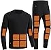 Produktbild Menglo Winter Thermounterwäsche Beheizte Unterwäsche Herren 22 Zonen Heizung Beheizbares Hemd Und Hose Set,Thermo-Unterwäsche Heizung Kleidung,Winter Base Layer Set