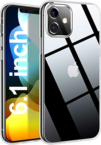GMYLE Compatible with iPhone 12 Mini Case, Soft TPU Silicone Anti-Scratch Case Made for iPhone 5.4 inch 2020, Crystal Clear