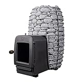 HUUM Hive Heat 12 kW LS Sauna Stove, 198 pounds of Rounded...