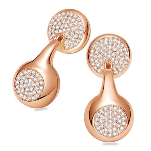 FUNNYEAH JewelPods H01 Wireless Earbuds, Pretty Bluetooth Headphones for Women, Teardrop Design Metal Earbuds with Premium Sound, AI Clear Call & 72H Play, Unique Gift for Her, Rose Gold